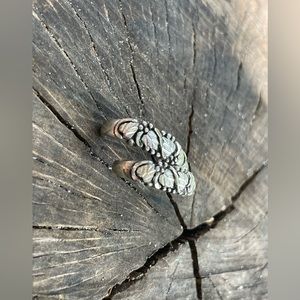 Black Hills sterling silver half hoops .925